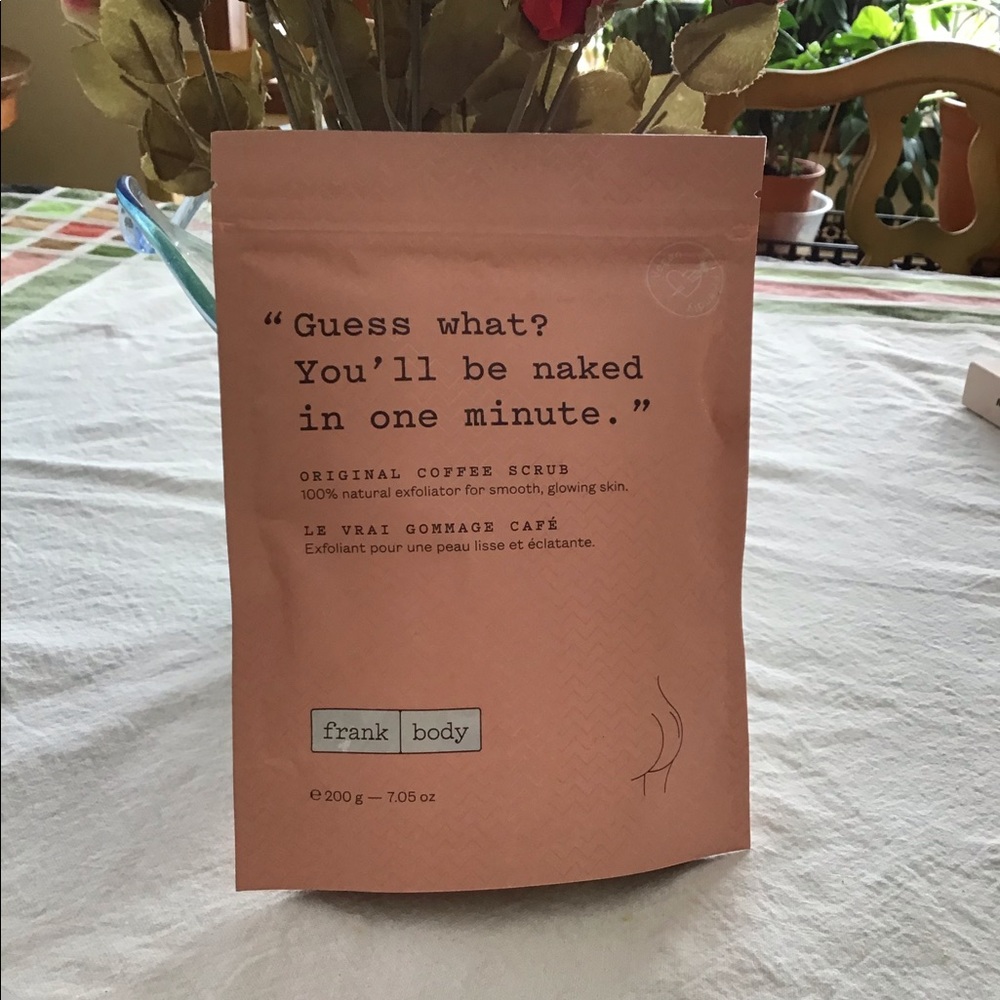 New frank body original coffee scrub